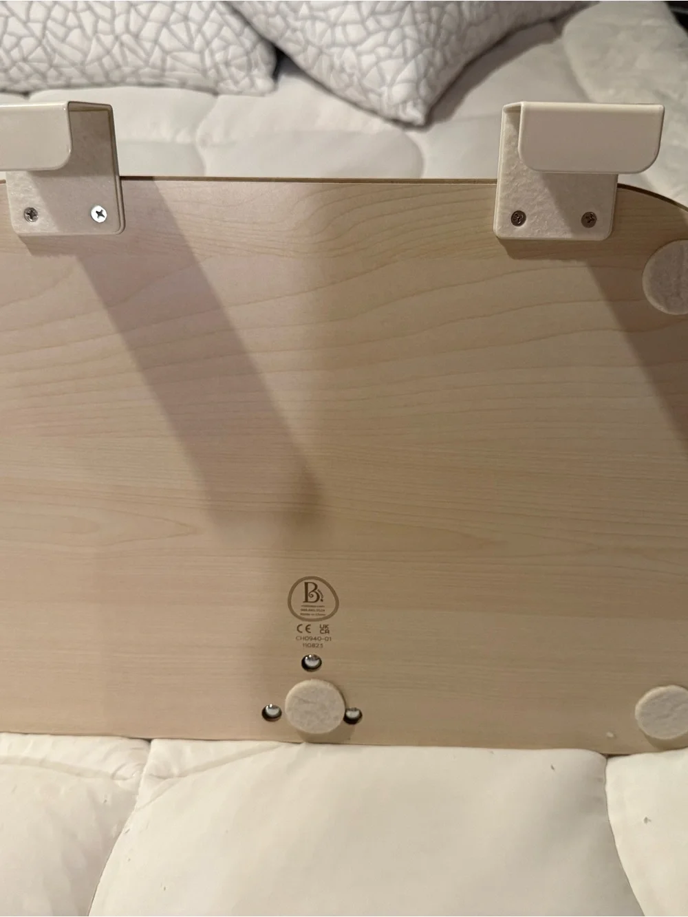 B.toys over the door Wooden Basketball Hoop.